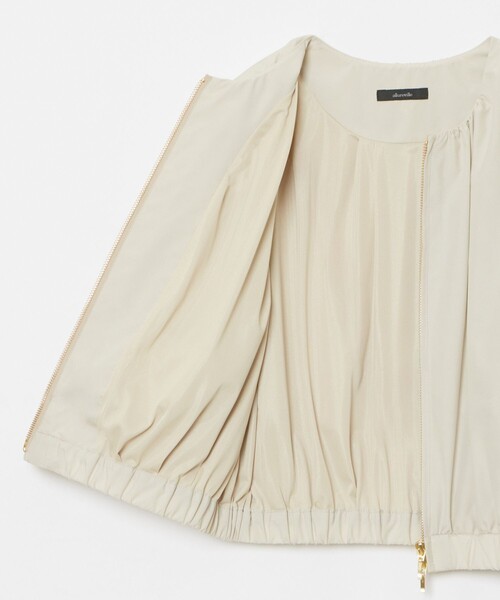 アルアバイル　マットタフタショートブルゾン ￥29,700 （税込） マットタフタショートブルゾン|allureville OFFICIAL SITE