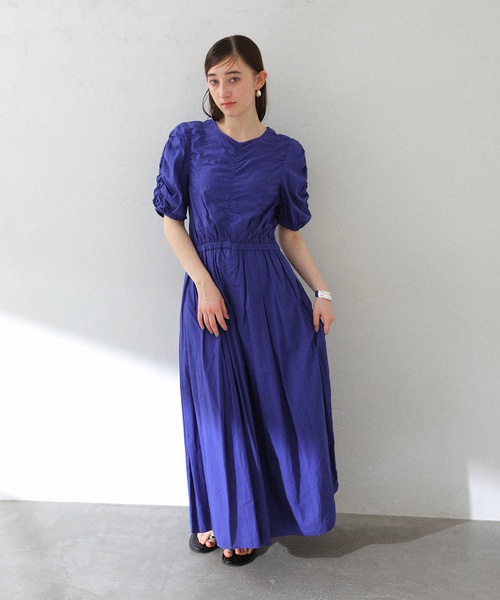 ワンピース FF COTTON DRESS COTTON BACK DESIGN L/S DRESS（BD天竺バックデザインワンピース