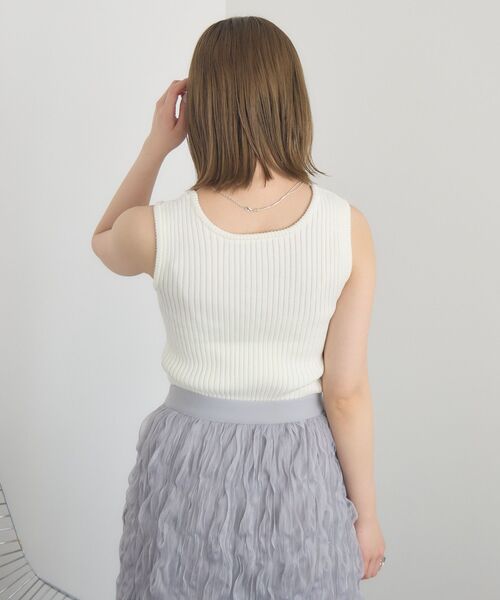 RETRO GIRL（レトロガール）の「ヘンリーネックNTタンク（タンクトップ・レディース・オレンジ/ブラック/ブルー/オフホワイト・FREE）」の18枚目の写真