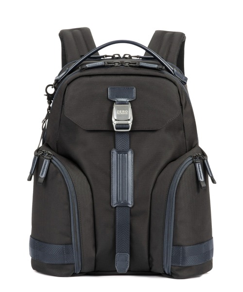ZERO HALLIBURTON(ゼロハリバートン)の「ビジネスリュック ZLM A4サイズ収納 14inchPC収納 18L 81516(ビジネスバッグ・メンズ・ブラック/ネイビー・FREE)」の4枚目の写真