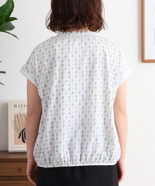Quelle Chance(ケルシャンス)の「シャーリングネックコクーンプルオーバー(Tシャツ/カットソー・レディース・オートミール/キナリ・M)」の14枚目の写真