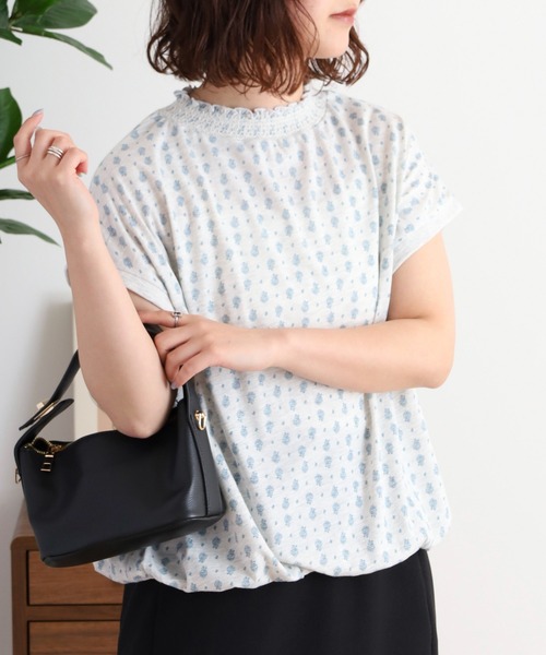 Quelle Chance(ケルシャンス)の「シャーリングネックコクーンプルオーバー(Tシャツ/カットソー・レディース・オートミール/キナリ・M)」の10枚目の写真
