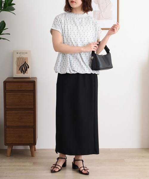 Quelle Chance(ケルシャンス)の「シャーリングネックコクーンプルオーバー(Tシャツ/カットソー・レディース・オートミール/キナリ・M)」の11枚目の写真