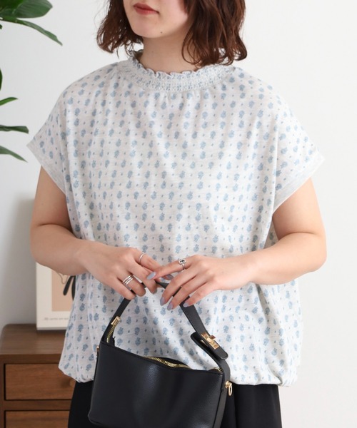 Quelle Chance(ケルシャンス)の「シャーリングネックコクーンプルオーバー(Tシャツ/カットソー・レディース・オートミール/キナリ・M)」の8枚目の写真