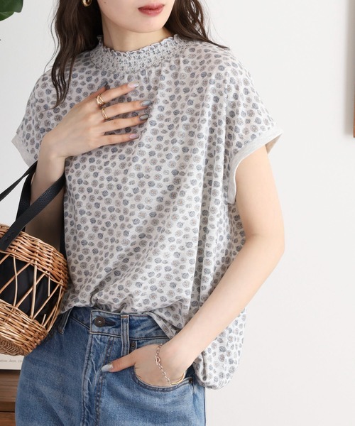 Quelle Chance(ケルシャンス)の「シャーリングネックコクーンプルオーバー(Tシャツ/カットソー・レディース・オートミール/キナリ・M)」の3枚目の写真