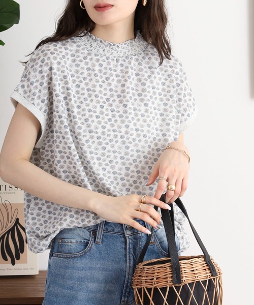 Quelle Chance(ケルシャンス)の「シャーリングネックコクーンプルオーバー(Tシャツ/カットソー・レディース・オートミール/キナリ・M)」の4枚目の写真
