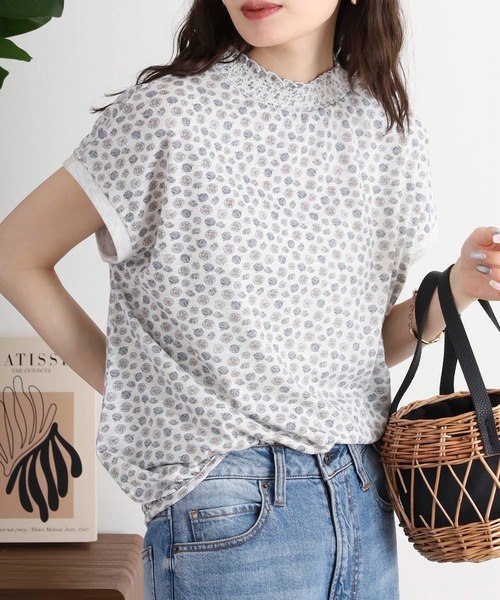 Quelle Chance(ケルシャンス)の「シャーリングネックコクーンプルオーバー(Tシャツ/カットソー・レディース・オートミール/キナリ・M)」の5枚目の写真