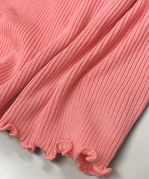 PRIVATE  BEACH（プライベートビーチ）の「フリルメロウタンクトップ（タンクトップ・レディース・カーキ/ピンク/ホワイト/パープル/ベージュ/ブラック・FREE）」の20枚目の写真