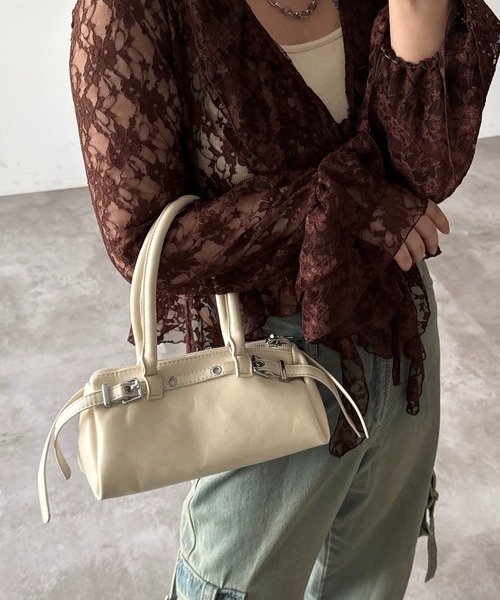 apres jour mignon(アプレジュールミニョン)の「ベルト付きバッグ【ZOZOTOWN限定アイテム】(ショルダーバッグ・レディース・アイボリー/ブラウン系その他・フリー)」の3枚目の写真