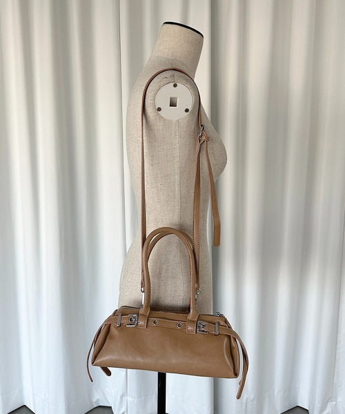 apres jour mignon(アプレジュールミニョン)の「ベルト付きバッグ【ZOZOTOWN限定アイテム】(ショルダーバッグ・レディース・アイボリー/ブラウン系その他・フリー)」の5枚目の写真