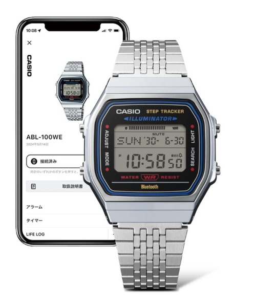 CASIO(カシオ)の「CASIO/カシオ 腕時計 CASIO Collection STANDARD ABL-100WEG-9AJF(デジタル腕時計・メンズ・ゴールド・ONE)」の9枚目の写真