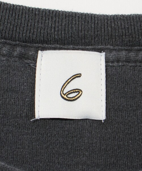 6（ロク）の「＜6(ROKU)＞LIFE PICTURE COLLECTION 25SS Tシャツ（Tシャツ/カットソー・レディース・ホワイト/ブラック・M/XL）」の4枚目の写真