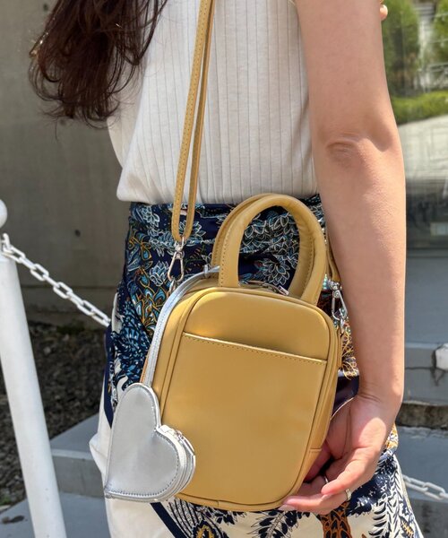 CIAOPANIC TYPY（チャオパニックティピー）の「ハートポーチ付きマルチウェイBAG（トートバッグ・レディース・ブラウン/イエロー/アイボリー/ブラック・ONE SIZE）」の22枚目の写真