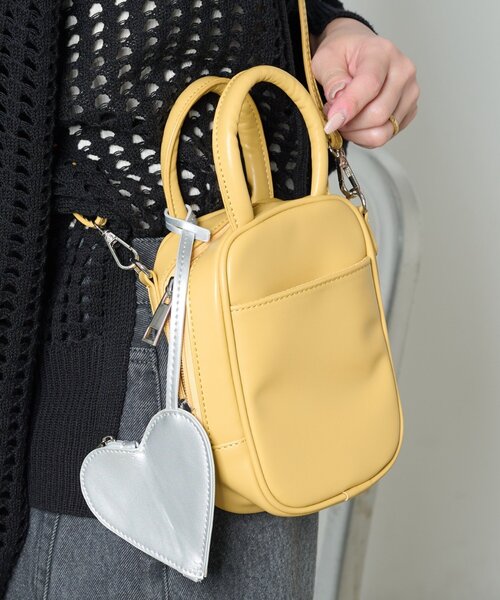 CIAOPANIC TYPY（チャオパニックティピー）の「ハートポーチ付きマルチウェイBAG（トートバッグ・レディース・ブラウン/イエロー/アイボリー/ブラック・ONE SIZE）」の16枚目の写真