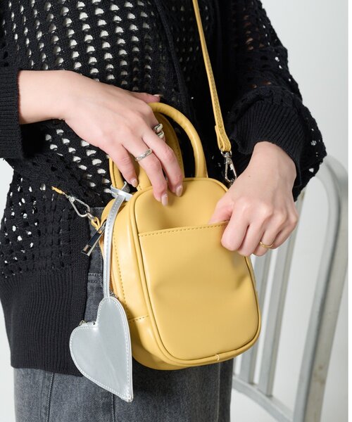 CIAOPANIC TYPY（チャオパニックティピー）の「ハートポーチ付きマルチウェイBAG（トートバッグ・レディース・ブラウン/イエロー/アイボリー/ブラック・ONE SIZE）」の15枚目の写真