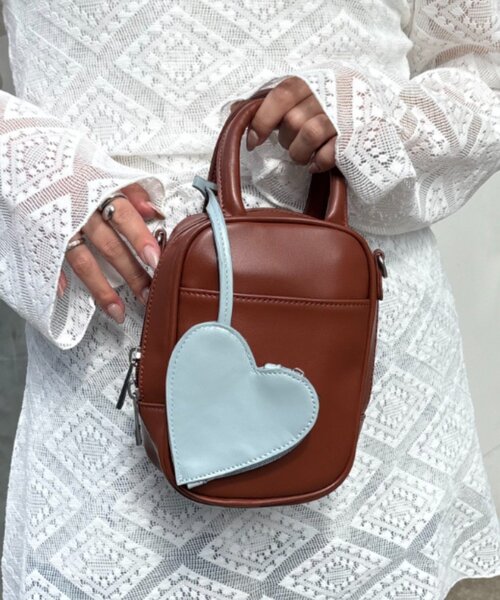 CIAOPANIC TYPY（チャオパニックティピー）の「ハートポーチ付きマルチウェイBAG（トートバッグ・レディース・ブラウン/イエロー/アイボリー/ブラック・ONE SIZE）」の12枚目の写真