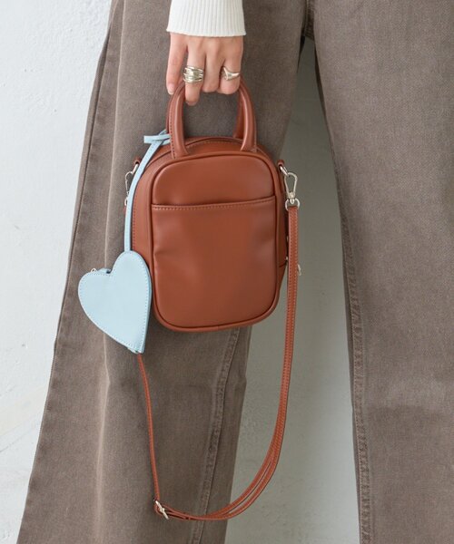 CIAOPANIC TYPY（チャオパニックティピー）の「ハートポーチ付きマルチウェイBAG（トートバッグ・レディース・ブラウン/イエロー/アイボリー/ブラック・ONE SIZE）」の11枚目の写真