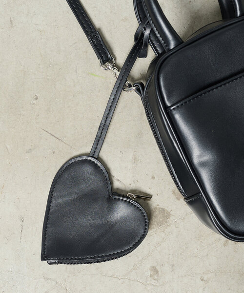 CIAOPANIC TYPY（チャオパニックティピー）の「ハートポーチ付きマルチウェイBAG（トートバッグ・レディース・ブラウン/イエロー/アイボリー/ブラック・ONE SIZE）」の5枚目の写真