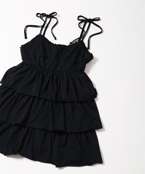 PHILLY（フィリー）の「【PHILLY】ティアードビスチェキャミワンピース（ワンピース・レディース・グレー/ブラック・FREE）」の17枚目の写真