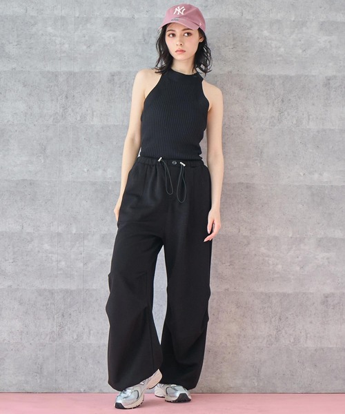 ANAP（アナップ）の「アメスリ タンクトップ ニットトップス（タンクトップ・レディース・ブラック/ホワイト/ブラウン・FREE）」の10枚目の写真