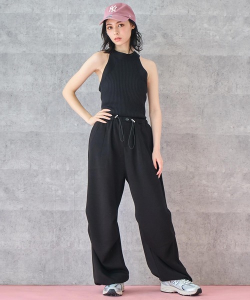 ANAP（アナップ）の「アメスリ タンクトップ ニットトップス（タンクトップ・レディース・ブラック/ホワイト/ブラウン・FREE）」の11枚目の写真