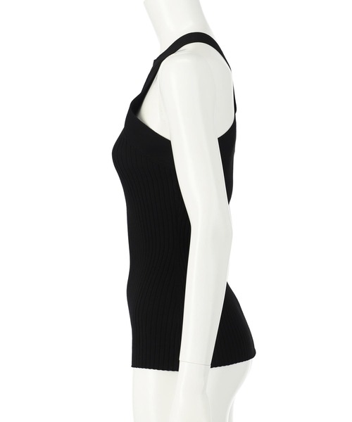 ANAP（アナップ）の「アメスリ タンクトップ ニットトップス（タンクトップ・レディース・ブラック/ホワイト/ブラウン・FREE）」の15枚目の写真