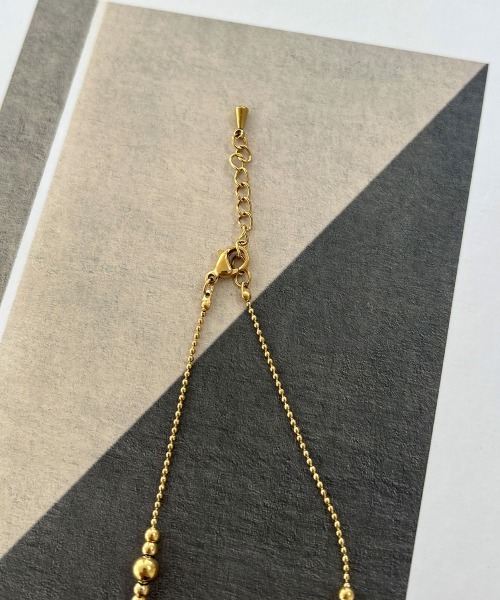 CEMONEMO（セモネモ）の「【金属アレルギー対応】 ランダム ボール アンクレット / サージカルステンレス316L（アンクレット・レディース・ゴールド/シルバー・FREE）」の11枚目の写真