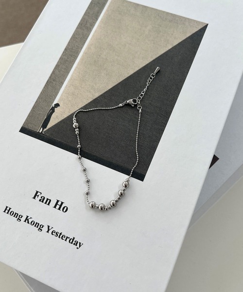 CEMONEMO（セモネモ）の「【金属アレルギー対応】 ランダム ボール アンクレット / サージカルステンレス316L（アンクレット・レディース・ゴールド/シルバー・FREE）」の16枚目の写真