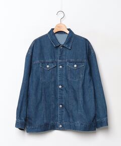 GLOBAL WORK 軽やかGOODデニムジャケット　ブルー　レギュラーサイズ GLOBAL WORK デニムジャケット gジャン 軽やかGOODデニム