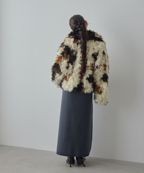 セール】＜EMMEL REFINES＞EM アニマル フェイクファー ブルゾン