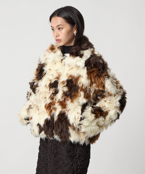 EMMEL REFINES＞EM アニマル フェイクファー ブルゾン（ブルゾン