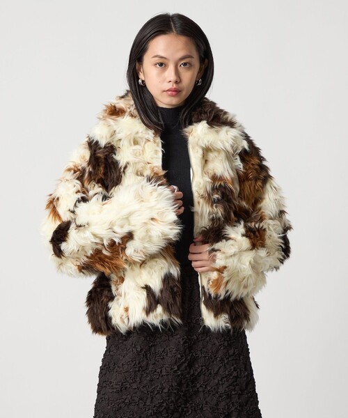 EMMEL REFINES＞EM アニマル フェイクファー ブルゾン（ブルゾン