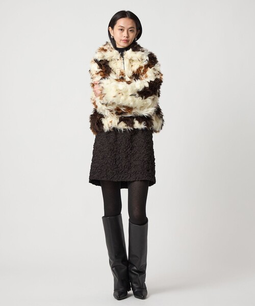 EMMEL REFINES＞EM アニマル フェイクファー ブルゾン（ブルゾン