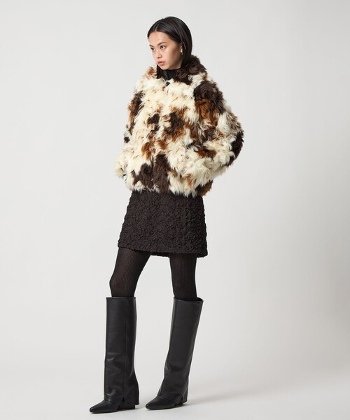 EMMEL REFINES＞EM アニマル フェイクファー ブルゾン（ブルゾン