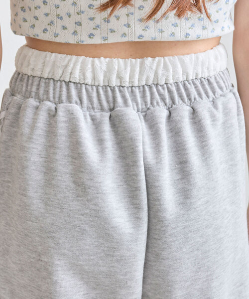 OLIVE des OLIVE(オリーブデオリーブ)の「レースアップスウェットパンツ(スウェットパンツ・レディース・ピンク/トップグレー/ネイビー・FREE)」の19枚目の写真