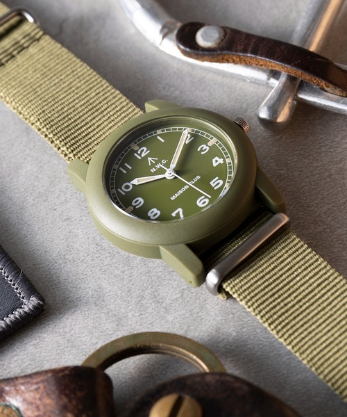 MAISON CLUB(���]���N���u)�́yMAISON CLUB�zNAVAL WATCH �ʒ�Camper type �x�[�X���f�� Mil.-08(�f�W�^���r���v)