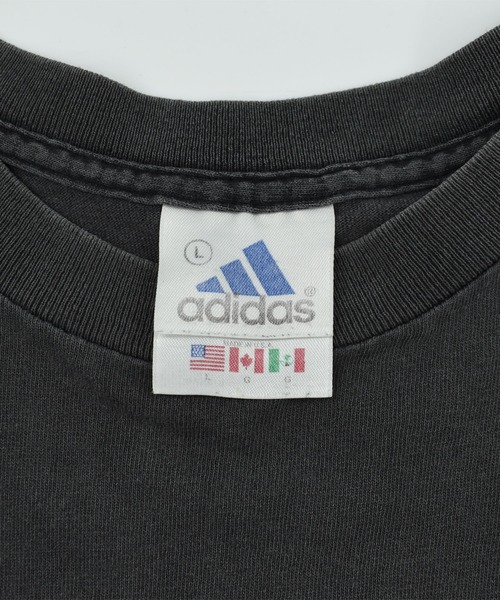 LABORATORY R（ラボラトリーアール）の「【USED】90’s adidas ロゴ Tシャツ USA製（Tシャツ/カットソー・メンズ・ブラック・LARGE）」の5枚目の写真