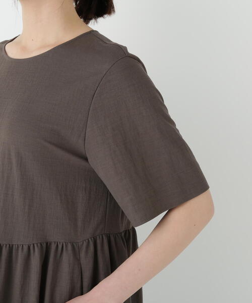 Karen By Simonsen カレン　ワンピース　ギャザー　Aライン　美品 RNスムースギャザーAラインワンピース | human woman
