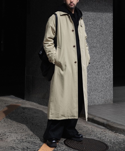 【Bergfabel】バルマカーンコート Steven Alan バルマカーンコートバイカラーコート