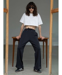 IRAL（アイラル）の「LOGO EMBROIDERY CROPPED T-SHIRTS（Tシャツ/カットソー）」