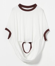 6 | ＜6(ROKU)＞ARPHABET Tシャツ -O-(Tシャツ/カットソー)