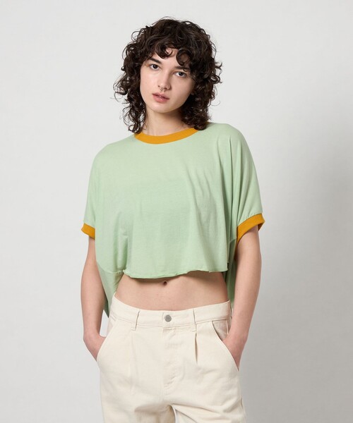 6(ROKU)＞ARPHABET Tシャツ -O-（Tシャツ/カットソー）｜6（ロク