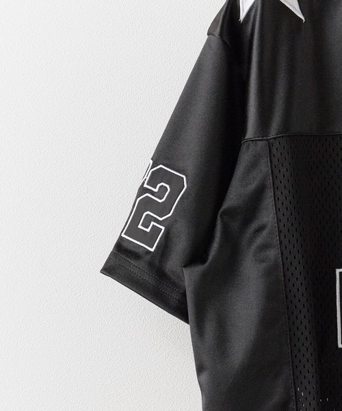 ROOPTOKYO(ループトウキョウ)の「Basketball uniform style top / バスケユニフォーム風 トップス(Tシャツ/カットソー・メンズ・ホワイト/ブラック・L/M)」の5枚目の写真