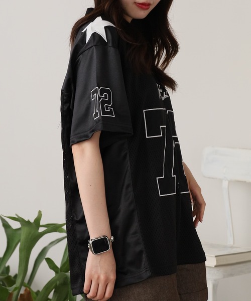 ROOPTOKYO(ループトウキョウ)の「Basketball uniform style top / バスケユニフォーム風 トップス(Tシャツ/カットソー・メンズ・ホワイト/ブラック・L/M)」の22枚目の写真
