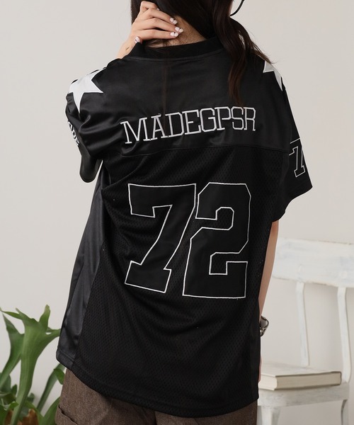 ROOPTOKYO(ループトウキョウ)の「Basketball uniform style top / バスケユニフォーム風 トップス(Tシャツ/カットソー・メンズ・ホワイト/ブラック・L/M)」の21枚目の写真
