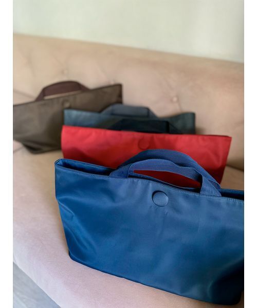 ボートシェイプナイロンバッグ（ハンドバッグ）｜null.（ヌル）の