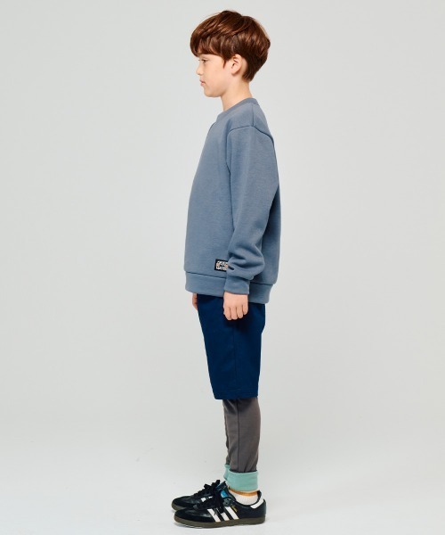 KRIFF MAYER Kid's Collection（クリフメイヤーキッズコレクション）の「裏シャギークルー（スウェット・キッズ・カーキ/ブルーグリーン/チャコール/ナチュラル/ダークブルー/バーガンディー/ライトブルー/ブラック/ダークグリーン/ブラウン/グレー・130/120/170/160/150/140）」の22枚目の写真