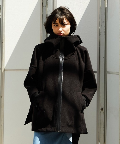 セール】メルトンジャージーテントラインパーカー（パーカー）｜AVIE