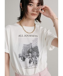 【LARUTA】ALL JOURNEYS フォトT［汗染み防止機能付き］