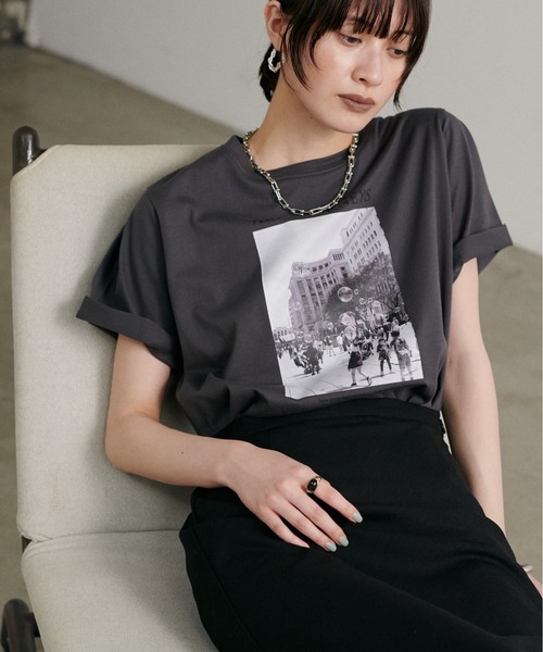 LARUTA ラルータ Tシャツ まとめ売り セール】【LARUTA】ALL JOURNEYS フォトT［汗染み防止機能付き